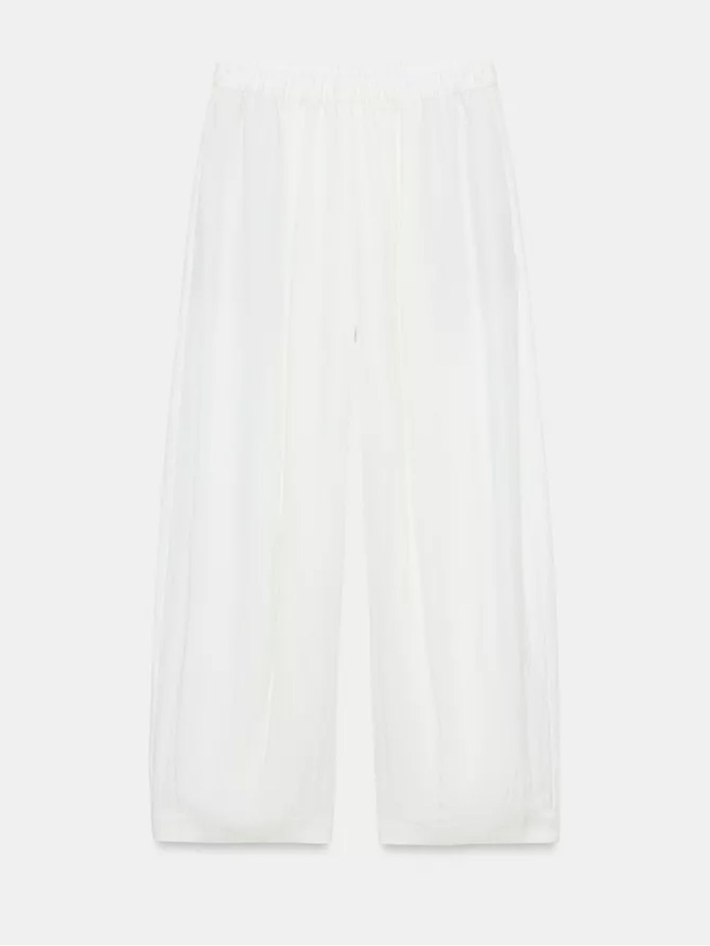 Zara White Wide-legged Pants